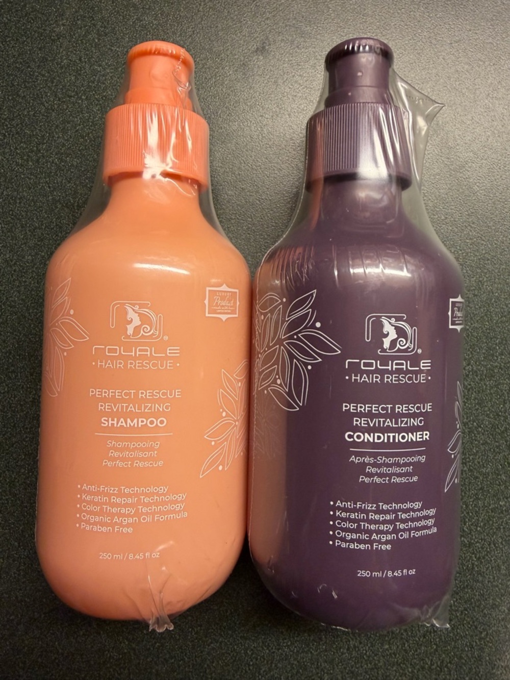 Perfect Rescue Revitalizing Shampoo & Conditioner - Peach and Purple